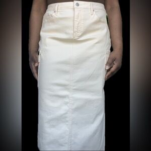 Denim Midi Skirt